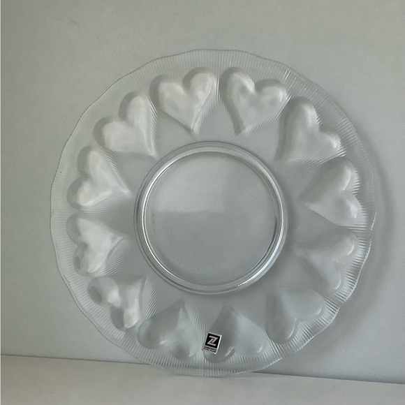 ❤️New Vintage Glass Serving Plate ❤️ - Picture 1 of 6